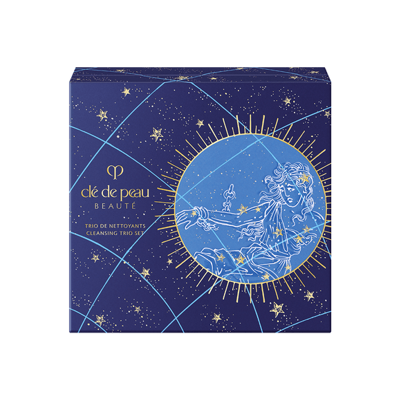 【2022圣诞限定】【日本直邮】圣诞限定星座系列 CPB肌肤之钥 卸妆套装 卸妆油75ml+卸妆水75ml+光采洁面60g+卸妆棉36片